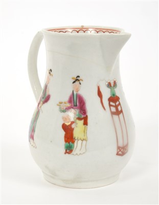 Lot 9 - 18th century Worcester sparrow-beak milk jug