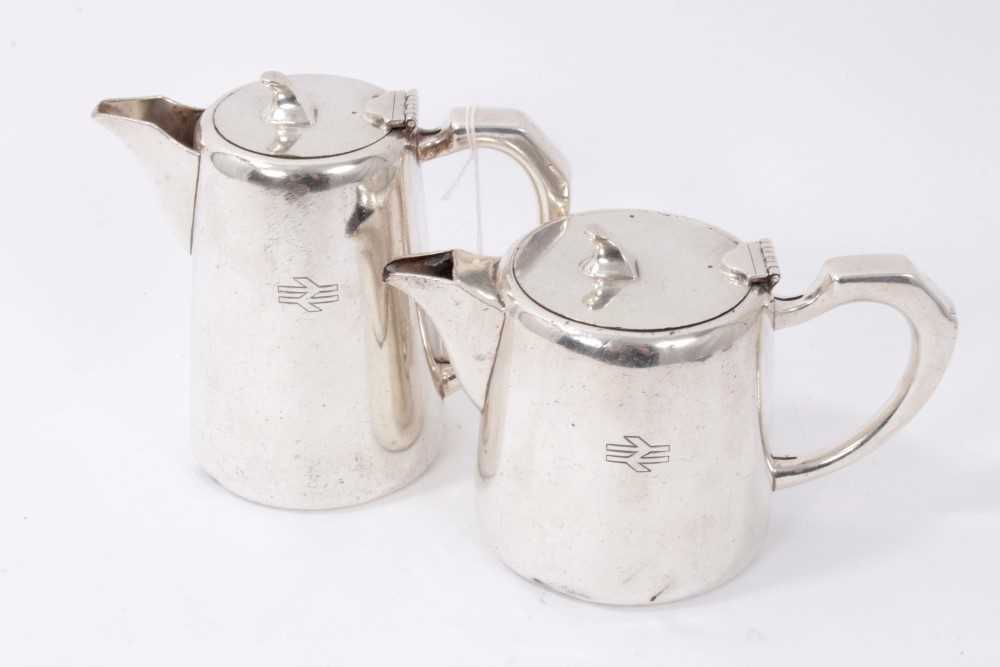 Lot 3841 - British Rail Tea and Coffee pots