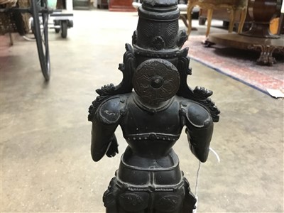 Lot 707 - Antique Indian bronze deity figure