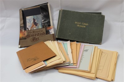 Lot 2437 - Postcards in album plus Shipping ephemera.