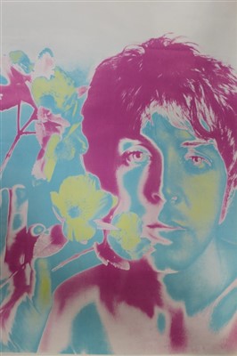 Lot 2452 - Group of four Psychedelic Beatles posters 1967 by Richard Avedon Daily Express