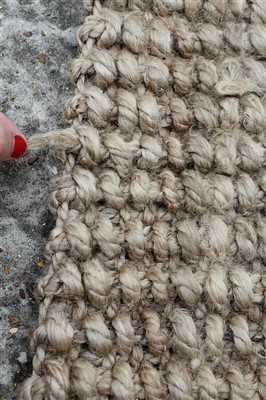 Lot 885 - John Lewis Seagrass rug (cost £240 in 2017 )
