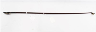 Lot 3673 - Antique violin bow by Silvern