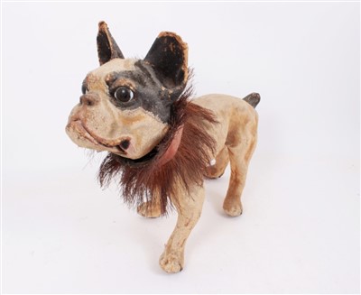 Lot 2709 - Fine 19th century French papier-mâché bulldog