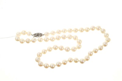 Lot 427 - Cultured pearl necklace