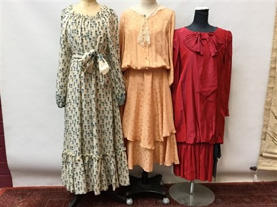 Lot 3071 - A small collection of 1980's dresses by designer Annie Gough