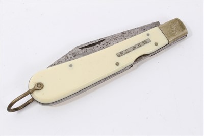 Lot 736 - Scottish hunting and fishing knife, retailed by MacPhersons of Inverness