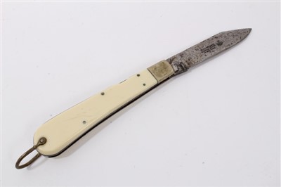 Lot 736 - Scottish hunting and fishing knife, retailed by MacPhersons of Inverness