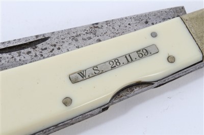 Lot 736 - Scottish hunting and fishing knife, retailed by MacPhersons of Inverness