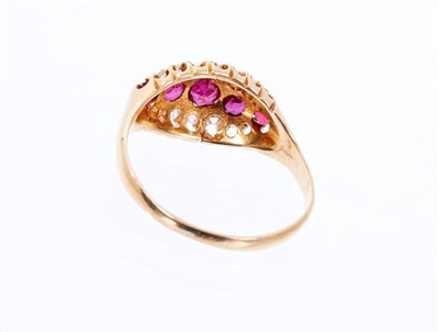 Lot 444 - Edwardian ruby and diamond ring