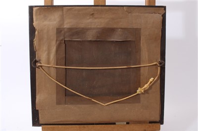 Lot 947 - Victorian needlework panel depicting a spaniel with dead pheasant, in rosewood frame, 18cm x 22cm