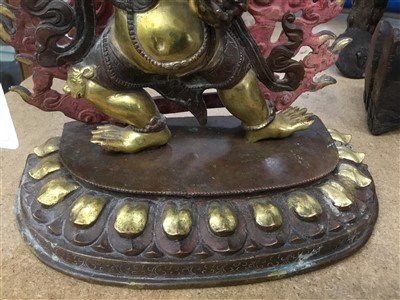 Lot 791 - Two Nepalese bronze gods