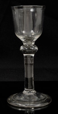 Lot 92 - Early 18th century cordial glass