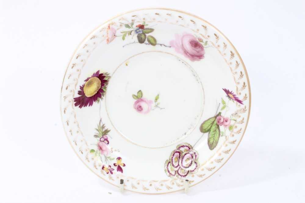 Lot 103 - Early 19th century Swansea porcelain circular saucer / stand