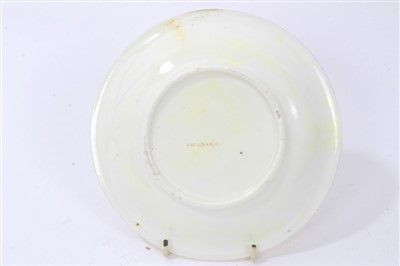 Lot 103 - Early 19th century Swansea porcelain circular saucer / stand