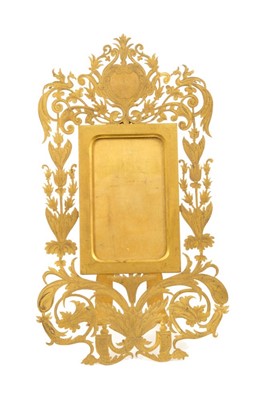 Lot 817 - 19th century Continental ormolu easel photograph frame