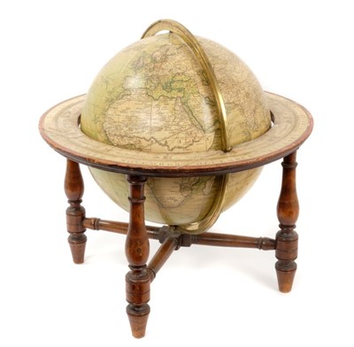 Lot 647 - Rare George III terrestrial table globe by T. M. Bardin