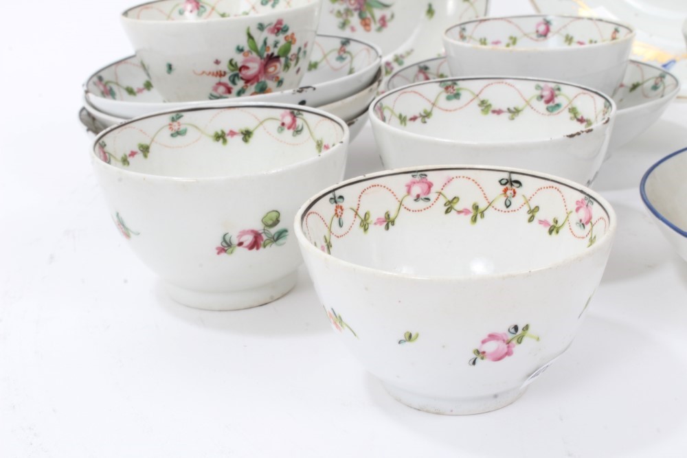 Lot 139 - Collection of 18th century English teaware