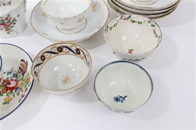 Lot 139 - Collection of 18th century English teaware