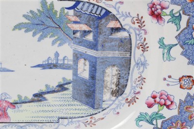 Lot 141 - 19th century Spode stone china ashet