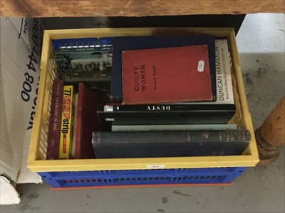 Lot 104 - Four boxes of assorted books