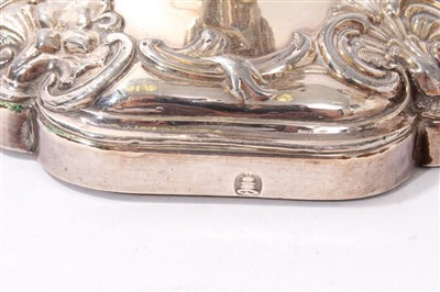 Lot 370 - Pair of Old Sheffield Plate candlesticks, by Roberts, Cadman & Co.