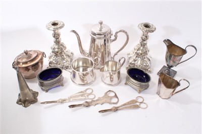 Lot 379 - Selection of miscellaneous silver plated ware