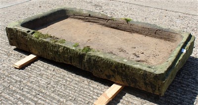 Lot 1473 - Antique carved stone sink