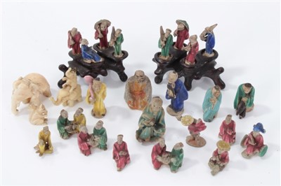 Lot 2753 - Collection of miniature Chinese dolls house figures