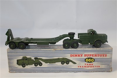 Lot 2767 - Dinky Supertoy Tank Transporter