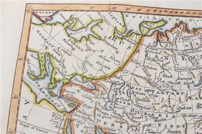 Lot 997 - Thomas Kitchin (1718-1784), hand-coloured map - ‘Asia / From the best authorities’, 18cm x 23cm.