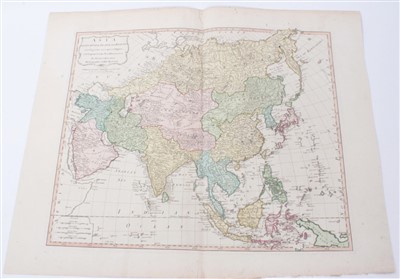 Lot 748 - Thomas Kitchin (1718-1784), hand-coloured map - ‘Asia and its several Islands and Regions according to their most approved divisions, with Captain Cook’s new discoveries’, published Laurie & Whittl...