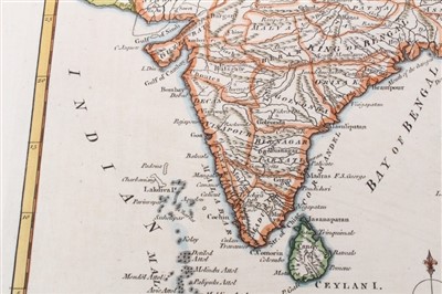 Lot 1008 - Charles Theodore Middleton, hand-coloured map - ‘An accurate map of the East Indies.’ (1777-1779), from Complete System of Geography, 20cm x 30cm.