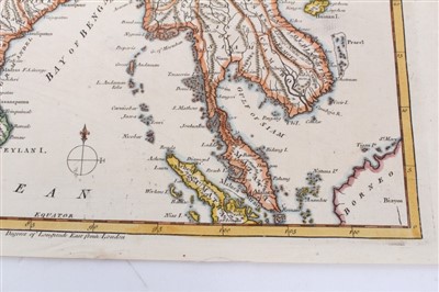 Lot 1008 - Charles Theodore Middleton, hand-coloured map - ‘An accurate map of the East Indies.’ (1777-1779), from Complete System of Geography, 20cm x 30cm.