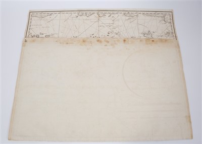 Lot 1017 - John William Norie (1772-1843), engraved map - ‘A new chart of the Straits of Macassar with various additions and improvements’, 1831, 93cm x 68cm.