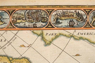 Lot 778 - John Speed (1552-1629), hand-coloured map - ‘Asia’ dated 1626, English text verso, 40cm x 52cm.