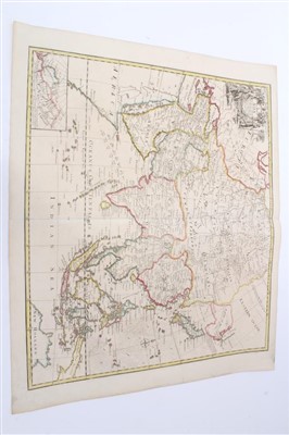 Lot 1026 - John Senex (d.1740), hand-coloured map - ‘A New Map of Asia’, 1721, 49cm x 56cm