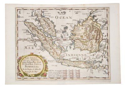 Lot 1033 - Nicholas Sanson (1600-1667), three small hand-coloured maps - ‘Les Isles de la Sonde’, 1683