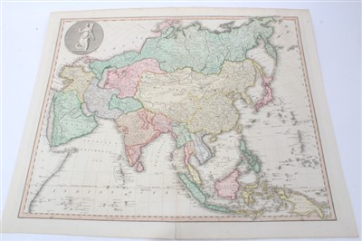 Lot 1043 - James Wyld the Elder (1790-1836), hand-coloured map - ‘Asia’, 1827, 52cm x 64cm.