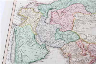 Lot 1043 - James Wyld the Elder (1790-1836), hand-coloured map - ‘Asia’, 1827, 52cm x 64cm.