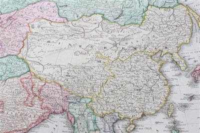 Lot 1043 - James Wyld the Elder (1790-1836), hand-coloured map - ‘Asia’, 1827, 52cm x 64cm.