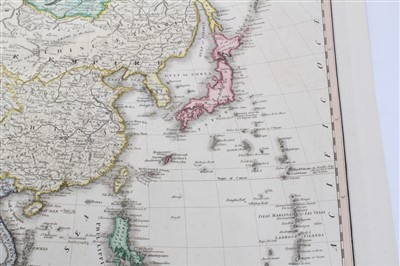 Lot 1043 - James Wyld the Elder (1790-1836), hand-coloured map - ‘Asia’, 1827, 52cm x 64cm.