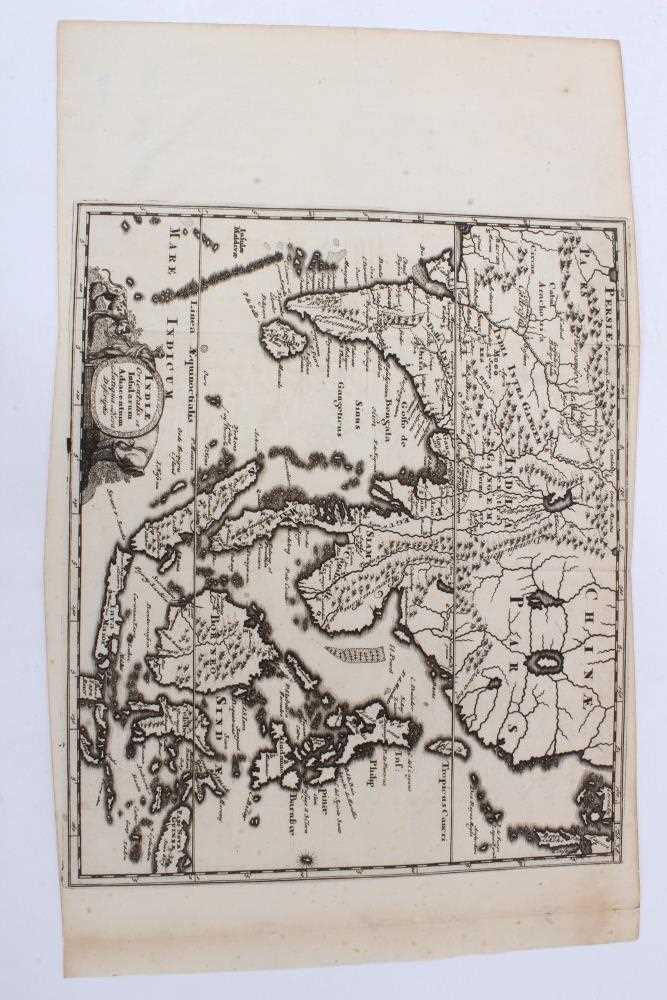 Lot 1045 - Jan Wolters (17th century), engraved map - ‘Indiae Orientalis Insularum Adiacentium’, 1697, 22cm x 27cm.