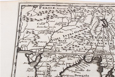 Lot 1045 - Jan Wolters (17th century), engraved map - ‘Indiae Orientalis Insularum Adiacentium’, 1697, 22cm x 27cm.