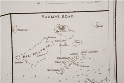 Lot 967 - Alexander Dalrymple (1737-1808), engraved chart - ‘Sooloo Archipelago’, 1771, 50cm x 64cm.