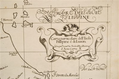 Lot 728 - Sir Robert Dudley (1574-1649), engraved sea chart - ‘Carta Particolare dell Isole Filipin...