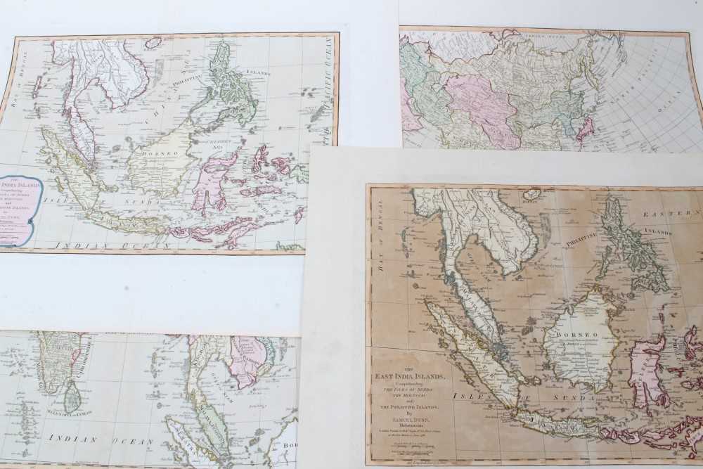 Lot 969 - Samuel Dunn (d. 1794), group of four hand-coloured maps of the Far East, 1786/1789, each approximately 32cm x 45cm.