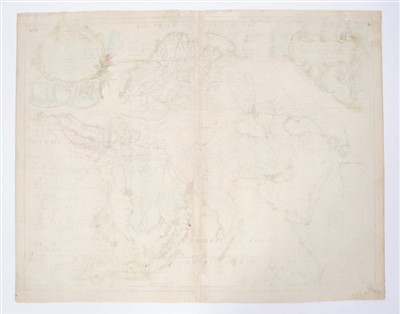 Lot 970 - Nicolas de Fer (1646-1720), hand-coloured map - ‘L’ Asie’, dated 1722, 47cm x 60cm