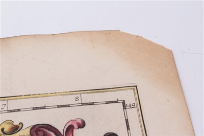 Lot 739 - Jan Jansson (1596-1664), hand-coloured map - ‘Insula Borneo’, 1657-1658, Latin text verso, 41cm x 53cm.