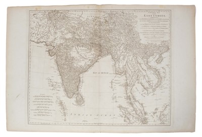 Lot 982 - Thomas Jeffreys (c. 1710-1771), engraved chart - ‘A general map of the East Indies’, 1781, 57cm x 71cm